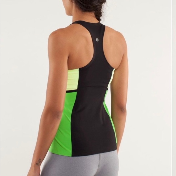 Lululemon Cool Raceback Tank Surf Bonded Size 8 - Picture 9 of 10